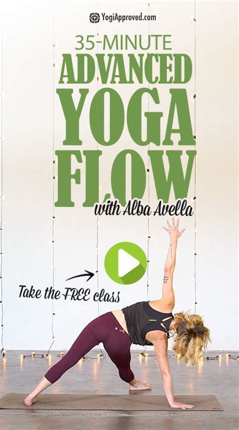 35-Minute Advanced Vinyasa Yoga Flow With Alba Avella (Free Class ...