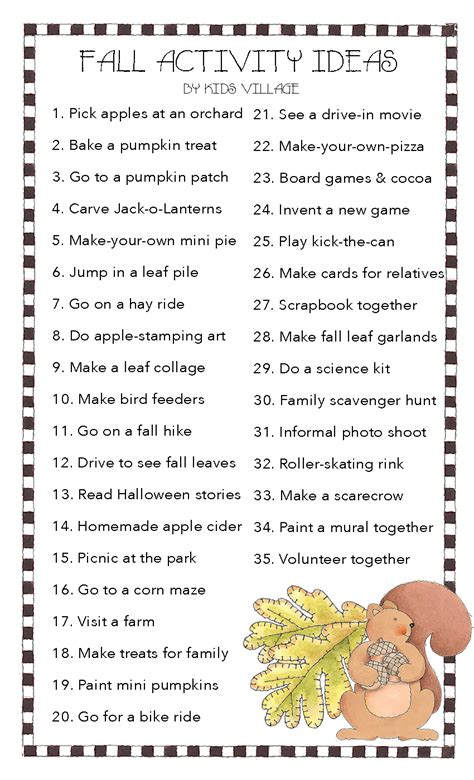 35 Fun Fall Family Activity Ideas | Kids Village - Where Learning, Love ...