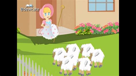 Edewcate english rhymes - Little Bo Peep has lost her sheep - YouTube