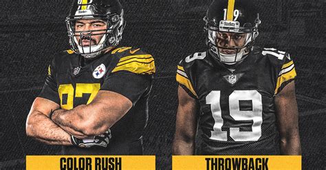 Steelers Home Game Highlights: When The Team Will Wear The Color Rush, Throwback Jerseys - CBS ...