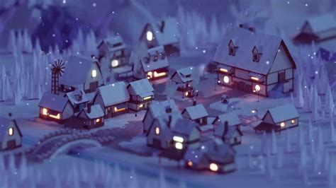 Snow Village Live Wallpaper - WallpaperWaifu