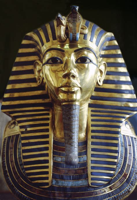 King Tutankhamen's gold mask in Cairo museum