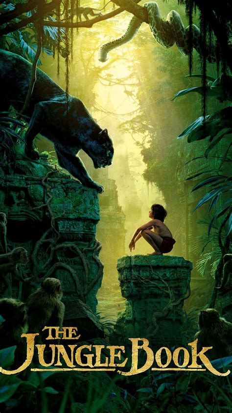 Jungle Book, 2016, movie, poster, HD phone wallpaper | Peakpx