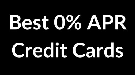 Best 0% APR Credit Cards: No Interest on New Purchases & Balance Transfers