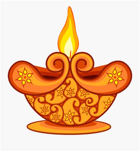 Clipart Diwali Lamp Png , Png Download - Cartoon Picture Of Diya , Free ...