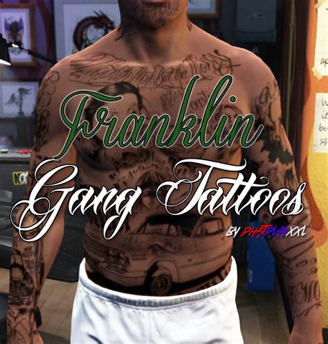 Franklin Gang Tattoos - GTA5-Mods.com