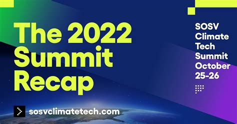 The word on the 2022 SOSV Climate Tech Summit and Matchup - SOSV