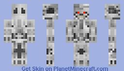 t800 terminator endoskeleton Minecraft Skin