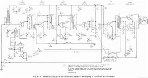 Typical AM Transistor Radio Circuit Diagram Large Image