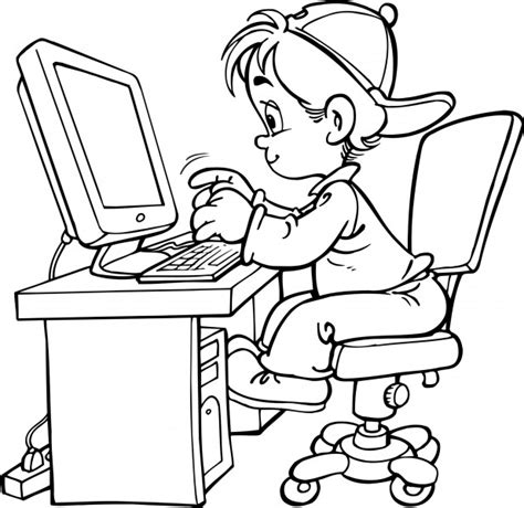 Computer Coloring Pages - Best Coloring Pages For Kids