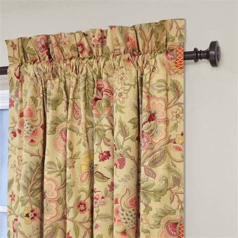 Waverly Imperial Dress Antique Curtain Panel - Walmart.com | Floral room, Panel curtains, Curtains