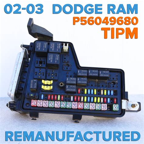 P56049680AA AB AC TIPM (Fuse box) for 02-03 Dodge RAM Truck Pickup 1500 ...