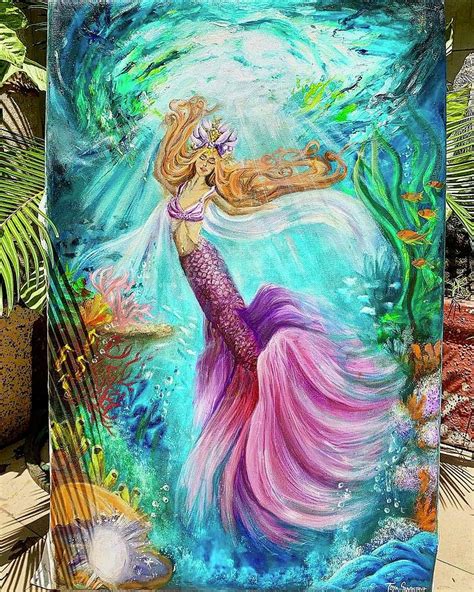 Underwater fantasy Painting by Joya Srivastava - Pixels