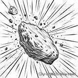 Asteroid Coloring Pages  Free & Printable sketch template