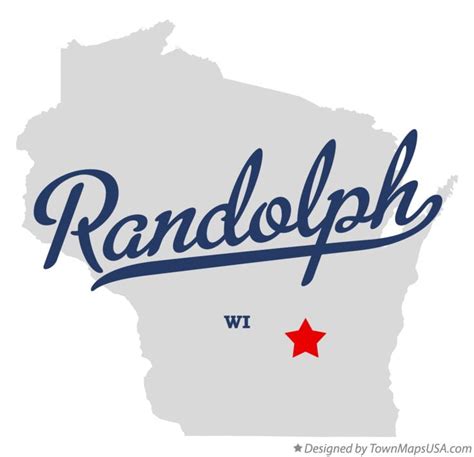 Map of Randolph, WI, Wisconsin