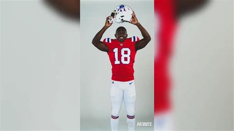 [Patriots] Red throwback alternate uniforms for 2022 Photo collection ...