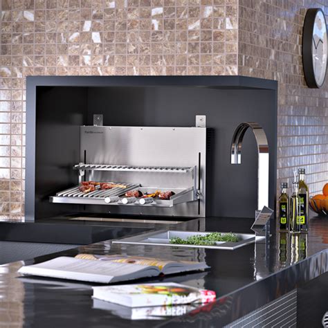 Charcoal Parrilla BBQ for the home modern sleek design 304 stainless.