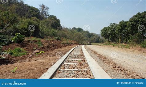 Battambang bamboo train stock image. Image of travel - 114325511