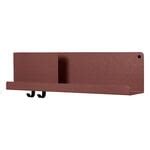 Muuto Folded shelf, deep red, medium | Finnish Design Shop