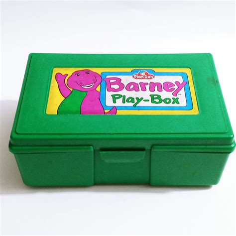 Vintage Barney Play-doh Play Trinket Box Green mt - Etsy Hong Kong