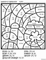 3 Digit Addition And Subtraction With Regrouping Coloring Worksheets  sketch template
