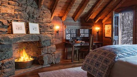 Fireplace in a cozy Bedroom - Cozy Cabin Ambience - ASMR - YouTube