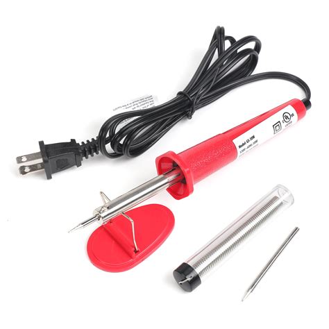 Hyper Tough 30-Watt Soldering Iron with Stand and Electrical Solder - Walmart.com