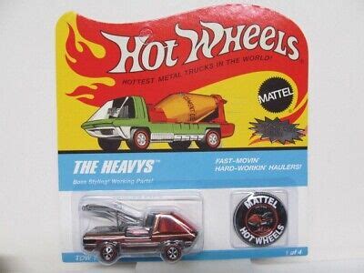 Hot Wheels Red Line Club Rewards Series - The HEAVYS - TOW TRUCK w/ Redlines | eBay