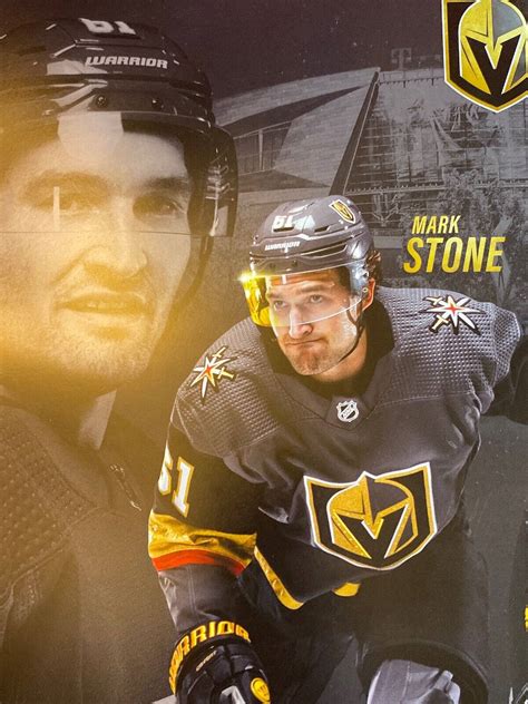 Download Vegas Golden Knights Hockey Athlete Mark Stone Illustration ...