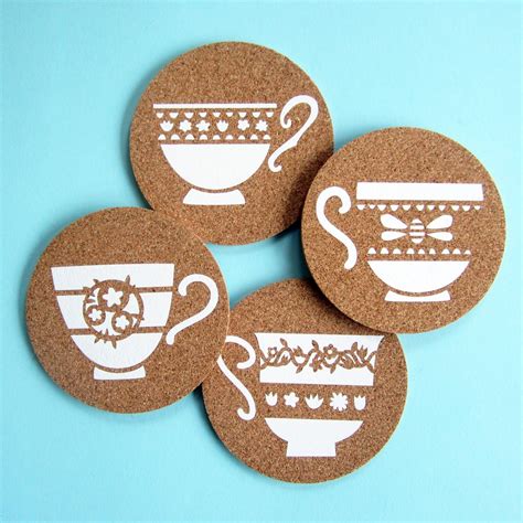 Quick Cork Coasters | Cork coasters, Coasters, Cricut crafts