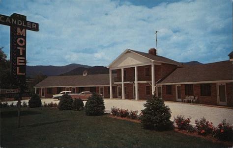 Candler Motel North Carolina Postcard