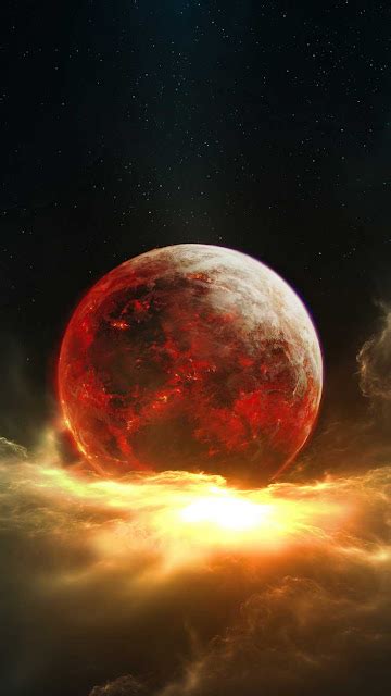 Red Moon iPhone 4K Wallpaper - Wallpapers Download 2024