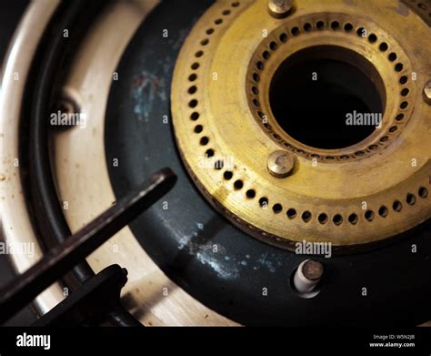 Gas burner from top view Stock Photo - Alamy