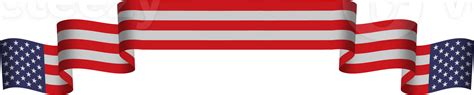 American flag ribbon 10170876 PNG