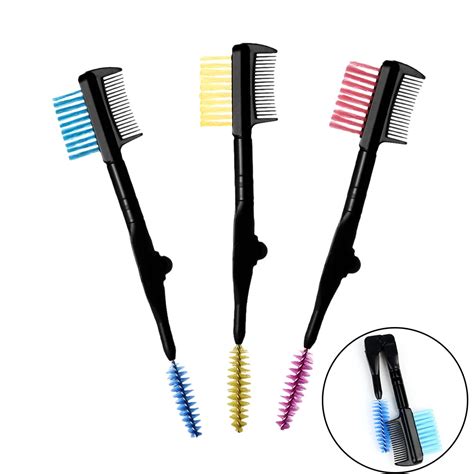 Aliexpress.com : Buy Double Sided Eyebrow Brush Eyebrow Comb Beauty Cosmetic Brush Eyebrow ...