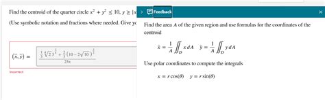 [Math] How to find a centroid of a quarter circle – Math Solves Everything