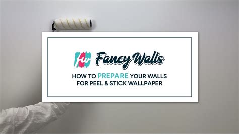 How To Prepare wall for Peel & Stick wallpaper | Ep. 1 | Mastering Peel ...