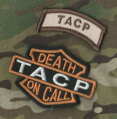 AFSOC CCT JTAC TACP COMBAT CONTROL DEATH on CALL burdock 2-PATCH SET: tacp + TAB | eBay