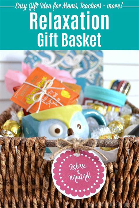 How to make a DIY Relaxation Gift Basket. Easy tips + tutorial! This creative survival kit is ...