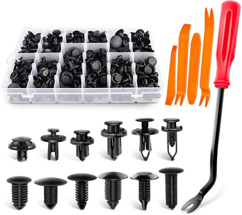 GOOACC 240PCS Bumper Retainer Clips Car Plastic Rivets Fasteners Push Retainer Kit Most Popular ...