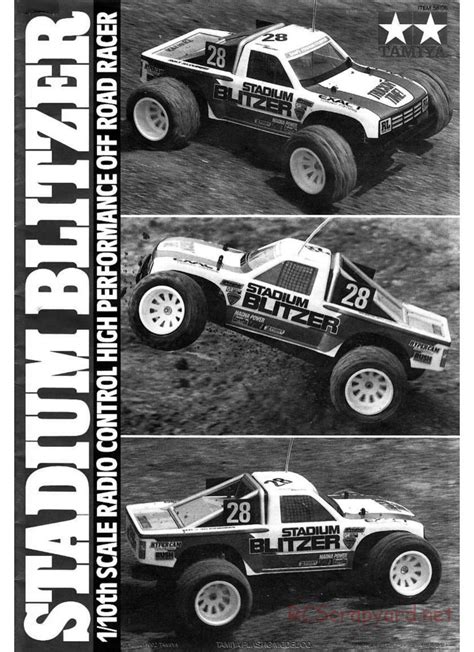 Tamiya - 58106 - Manual • Stadium Blitzer • RCScrapyard - Radio ...