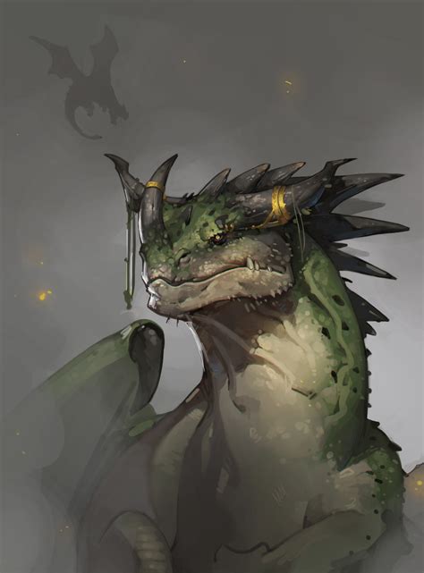 ArtStation - Green Dragon, Labros Panousis | Dragon illustration ...