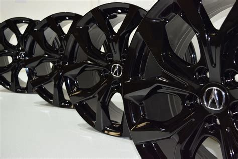 20” Acura MDX 2017-2023 Black OEM Wheels Rims 42800TYAA20 42800TYAA30 TYA20090A – Factory Wheel ...