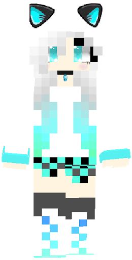 каваий кот девушка | Новая кожа Minecraft Skins Girl Wolf, Minecraft Skins Animals, Minecraft ...