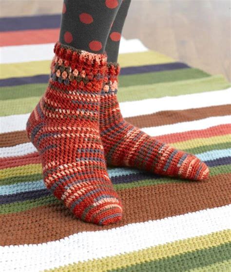 Crochet Socks - 35 Free Crochet Socks Pattern - DIY & Crafts