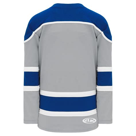 H7500-450 Grey/Royal/White League Style Blank Hockey Jerseys – BlankHockeyJerseys.com