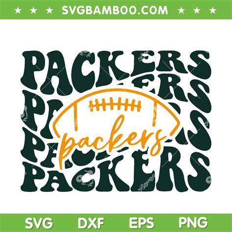 Packers Football SVG, Green Bay Packers Football SVG