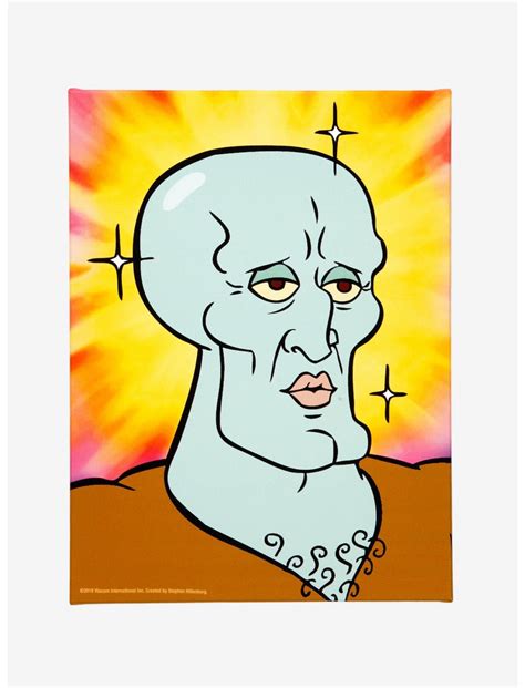 SpongeBob SquarePants Handsome Squidward Mini Canvas Art | Hot Topic