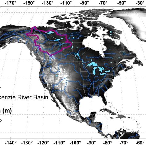 Mackenzie River World Map