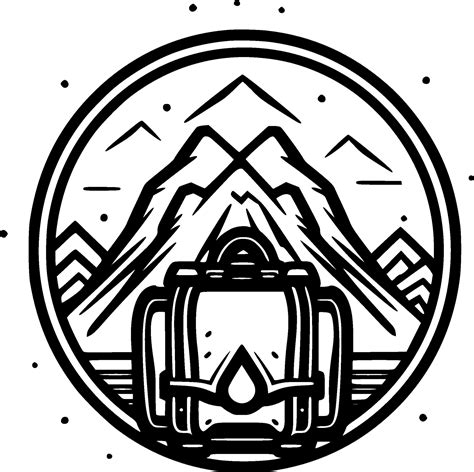 Travel - Black and White Isolated Icon - Vector illustration 27963234 Vector Art at Vecteezy